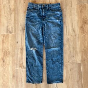 Madewell Women's Blue Straight Leg Jeans